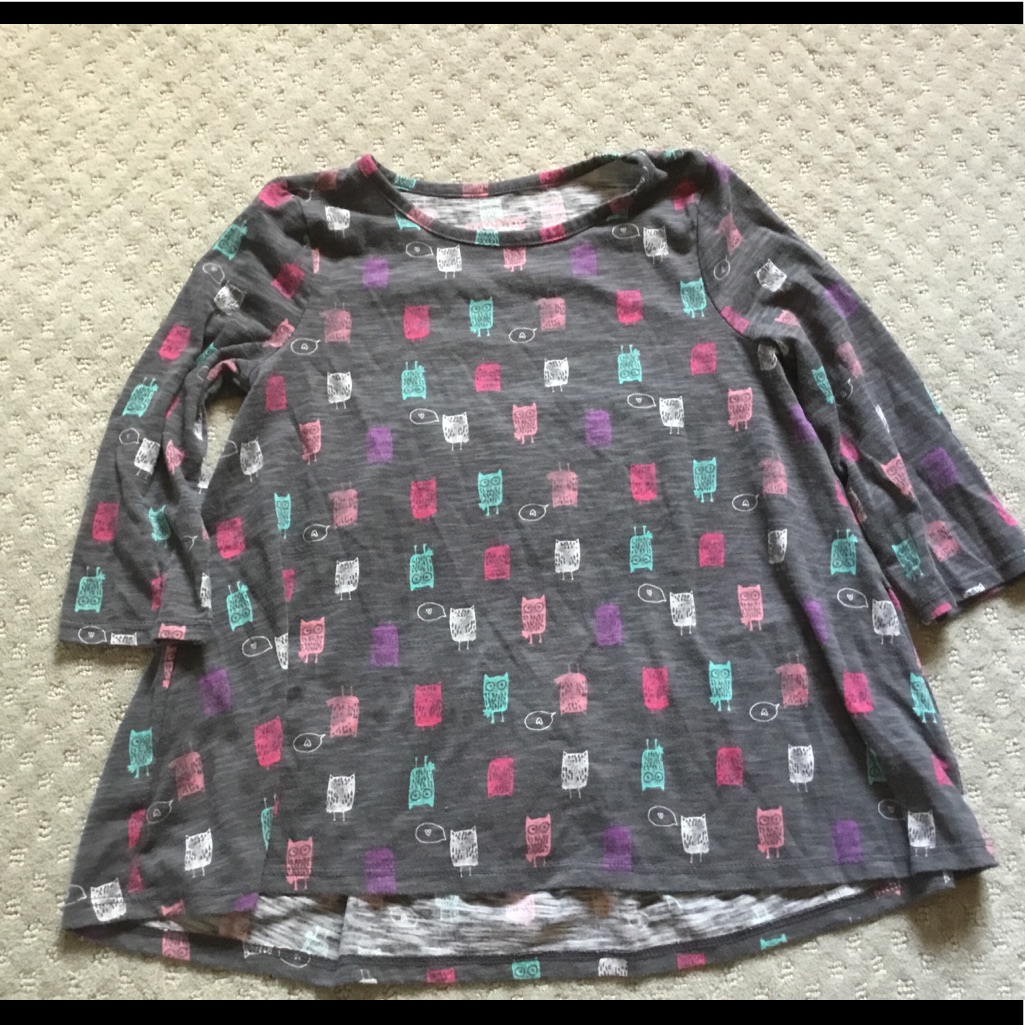 Owl Print Top